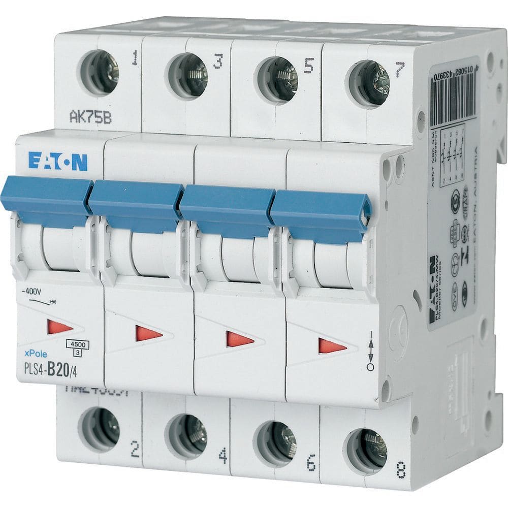 EATON EAO243423 PLS4-C20/4 INT. MT 4,5KA 4P C 20A