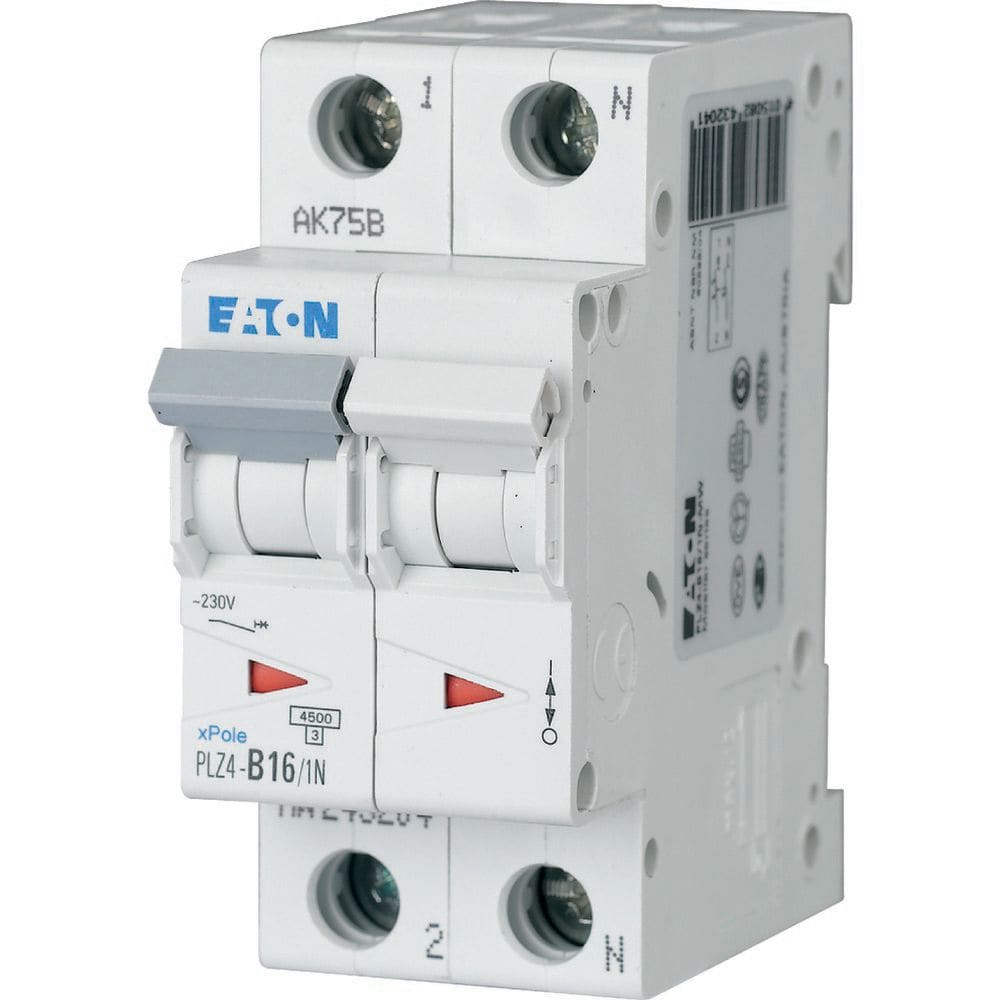 EATON EAO243230 PLZ4-C16/1N INT. MT 4,5KA 1N C 16A