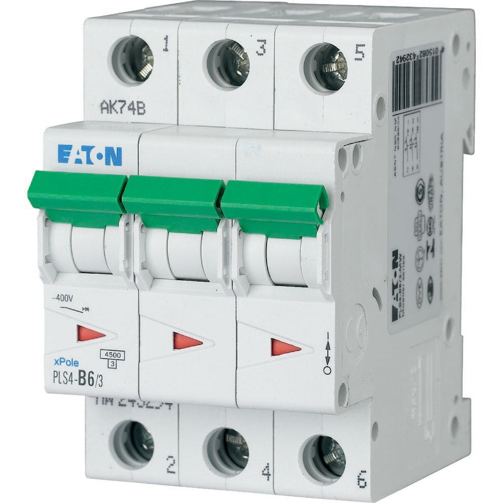 EATON EAO243320 PLS4-C6/3 INT. MT 4,5KA 3P C 6A