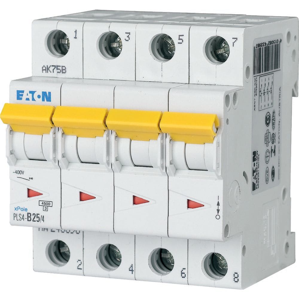 EATON EAO243424 PLS4-C25/4 INT. MT 4,5KA 4P C 25A