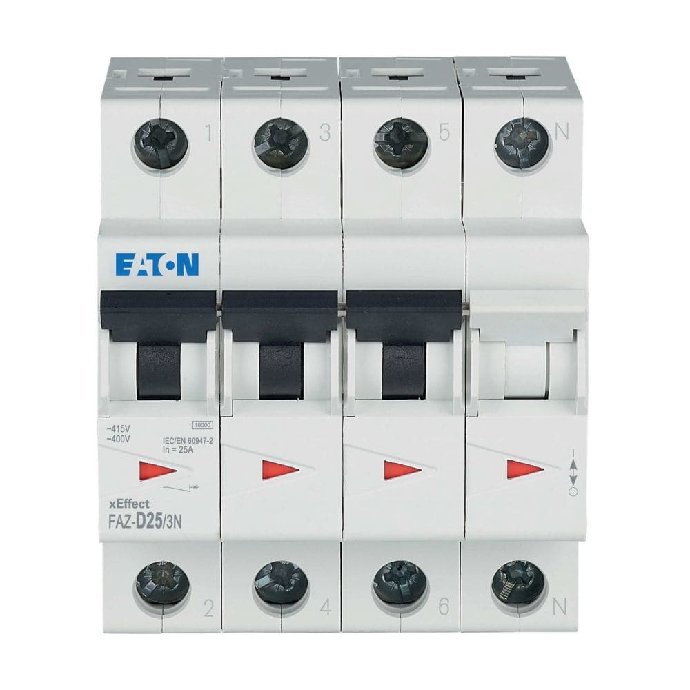 EATON EAO279000 FAZ-D25/3N INT. MT 10KA 3P+N D 25A