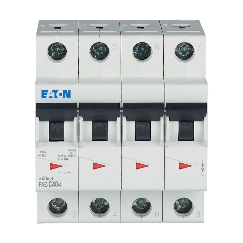 EATON EAO279065 FAZ-C40/4 INT. MT 10KA 4P C 40A