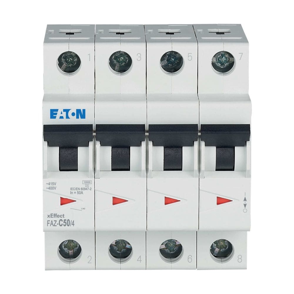 EATON EAO279066 FAZ-C50/4 INT. MT 10KA 4P C 50A