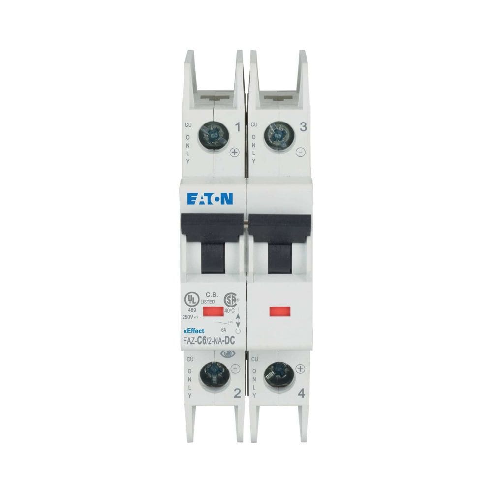 EATON EAO120638 FAZ-C6/2-NA-DC INT.AUT 2P 6A C UL489B