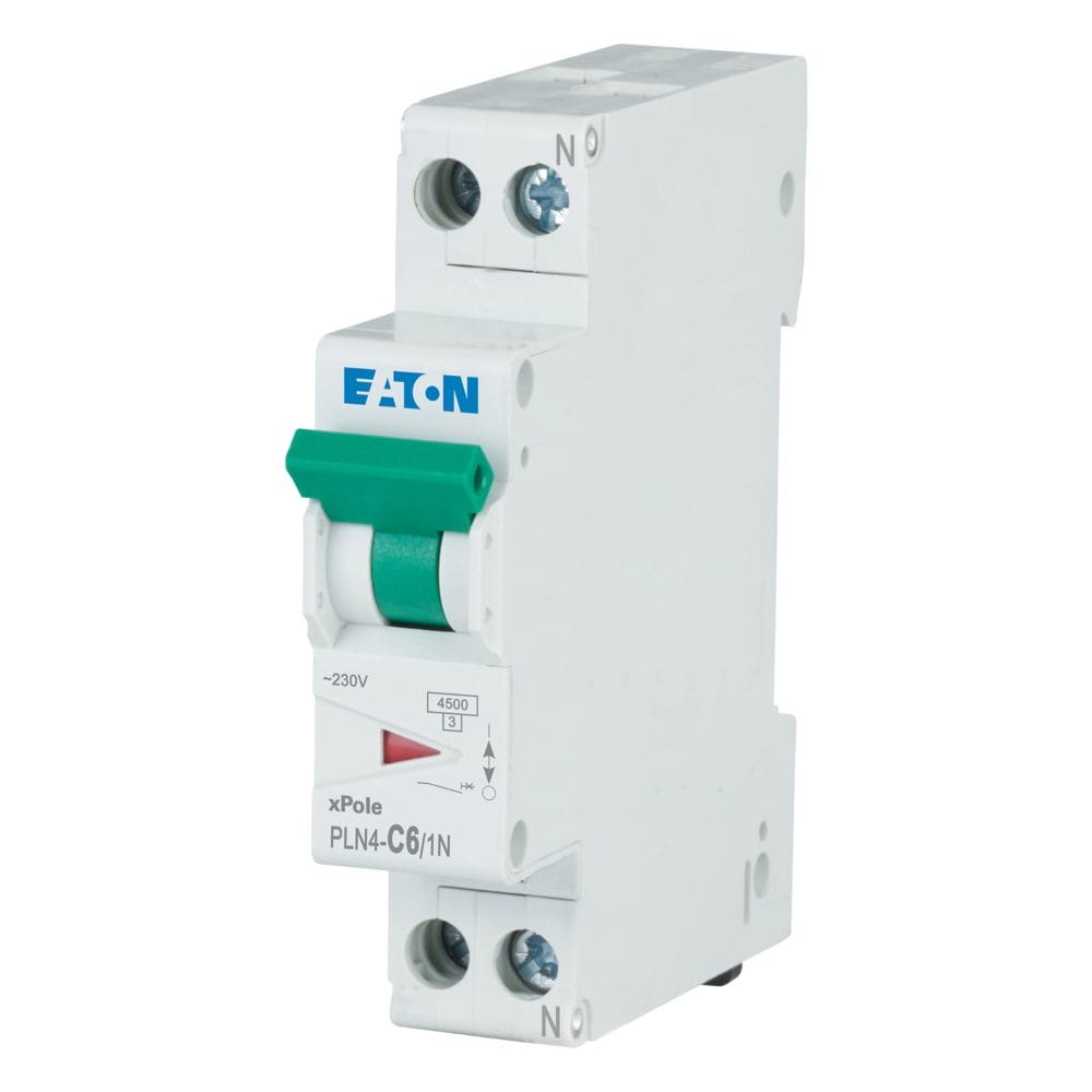 EATON EAO263189 PLN4-C6/1N INT. MT 4,5KA 1N 1MOD. 6A C