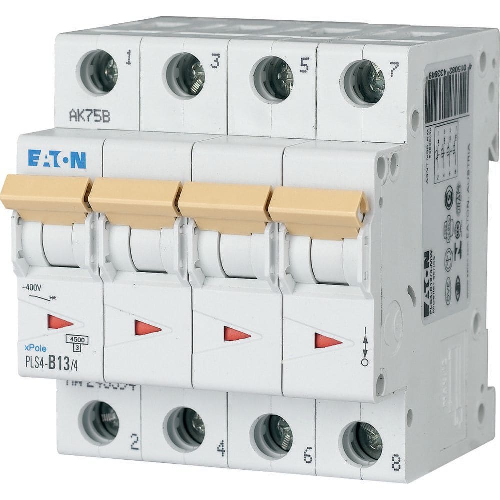 EATON EAO243420 PLS4-C13/4 INT. MT 4,5KA 4P C 13A