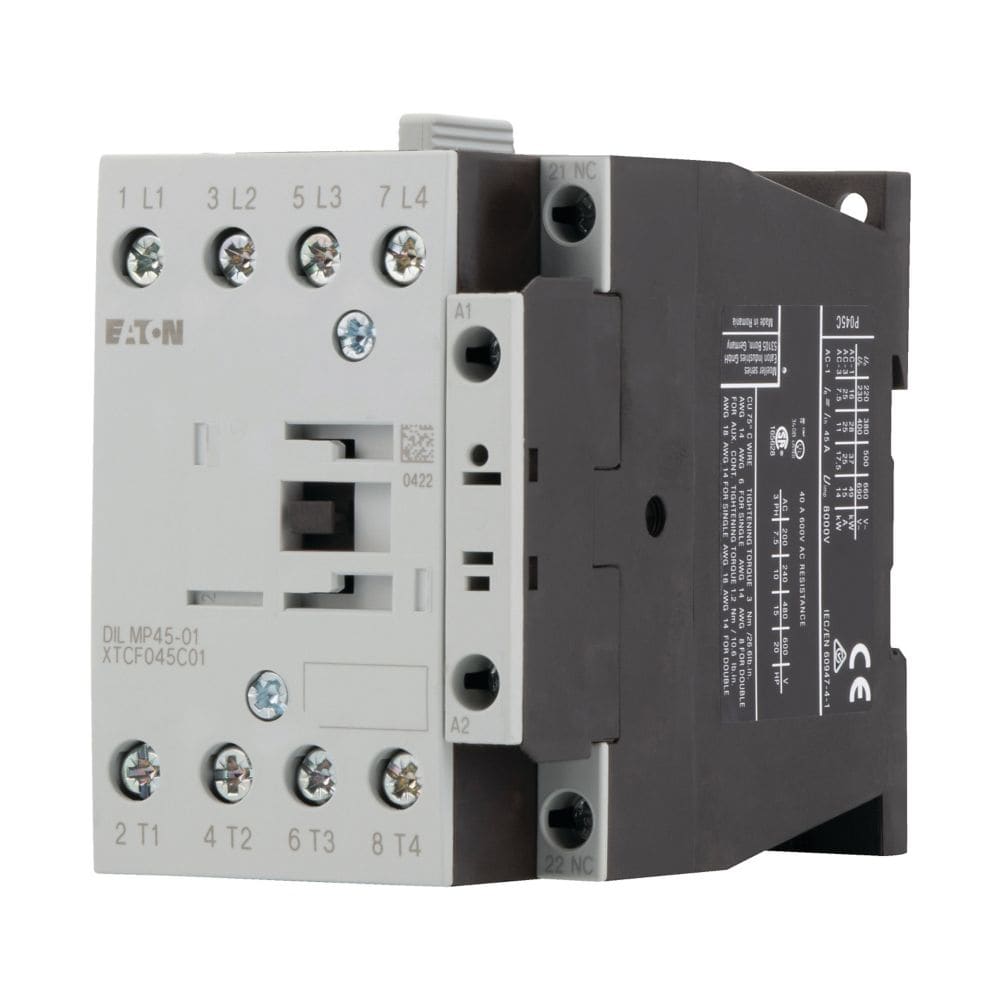 EATON EAO118916 DILMP45-01(RDC24) CONT. 4P 45A