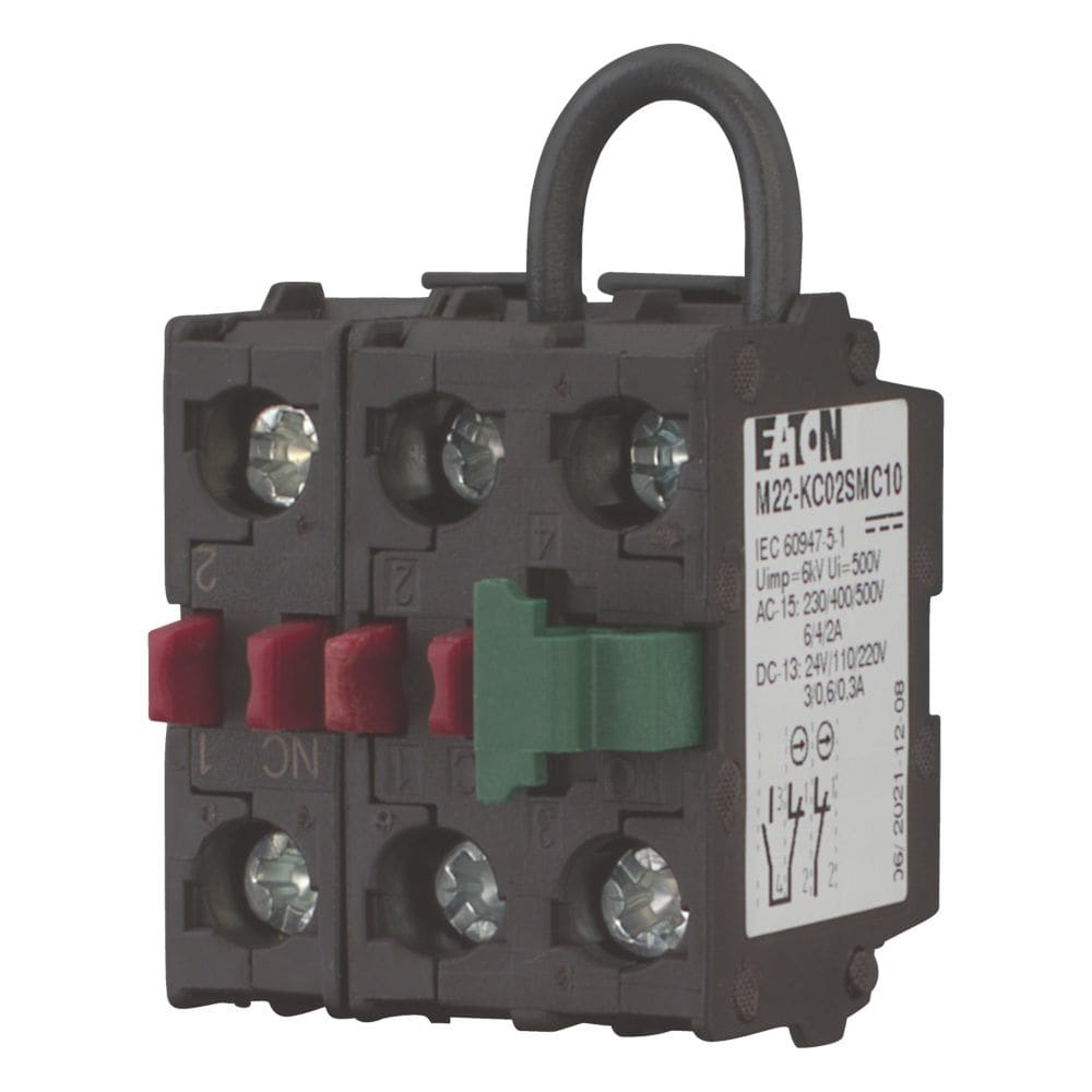 EATON EAO121720 M22-KC02SMC10 CONT DOP MON SIC FONDO M22
