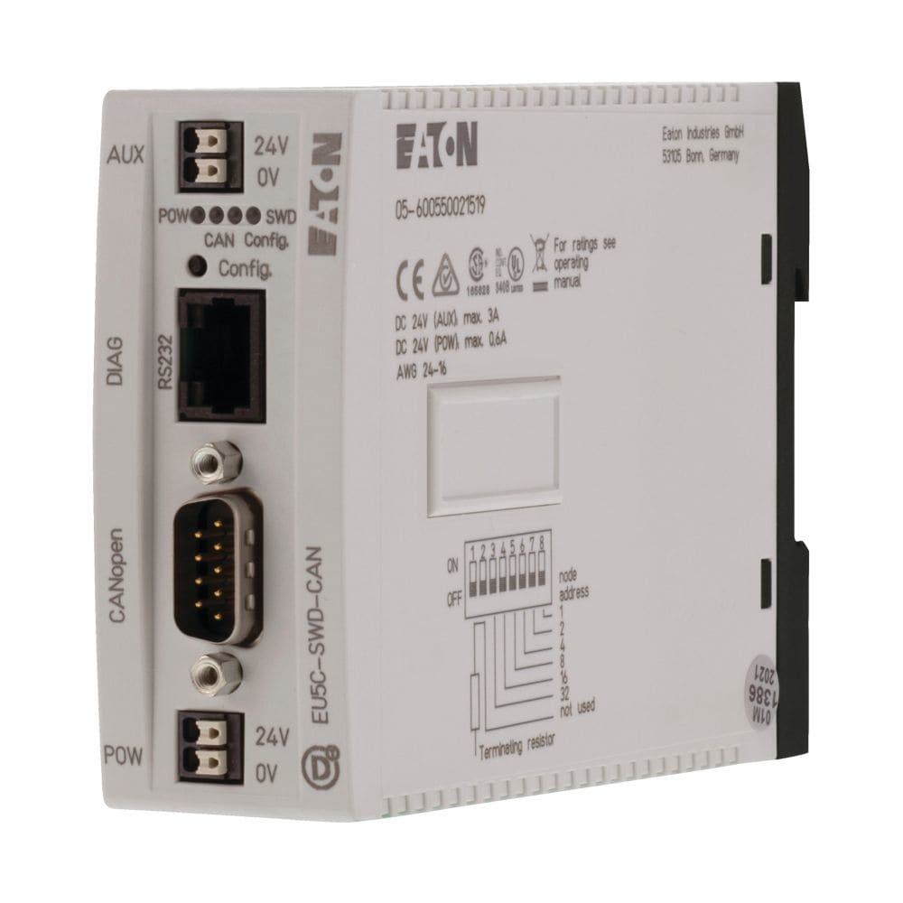 EATON EAO116307 EU5C-SWD-CAN GATEWAY CANOPEN PER SWD