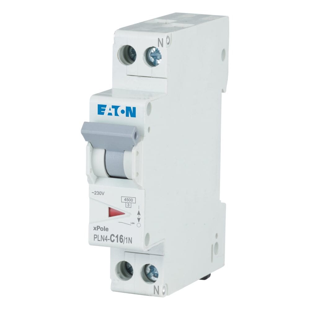EATON EAO263192 PLN4-C16/1N INT. MT 4,5KA 1N 1MOD. 16A C