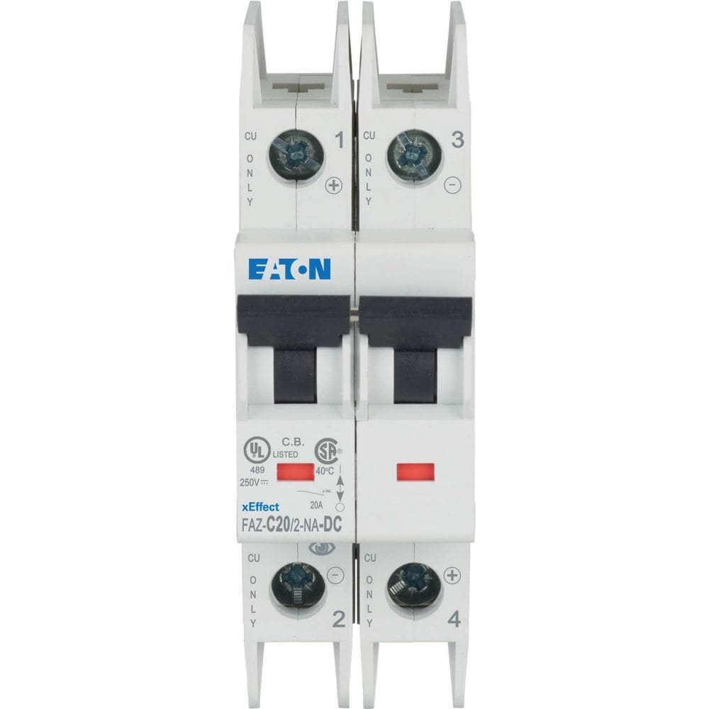 EATON EAO120645 FAZ-C20/2-NA-DC INT.AUT 2P 20A C UL489B