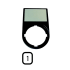 EATON - EAO256797 M22S-ST-X52 PORTAETICH. COMPL. 30X50