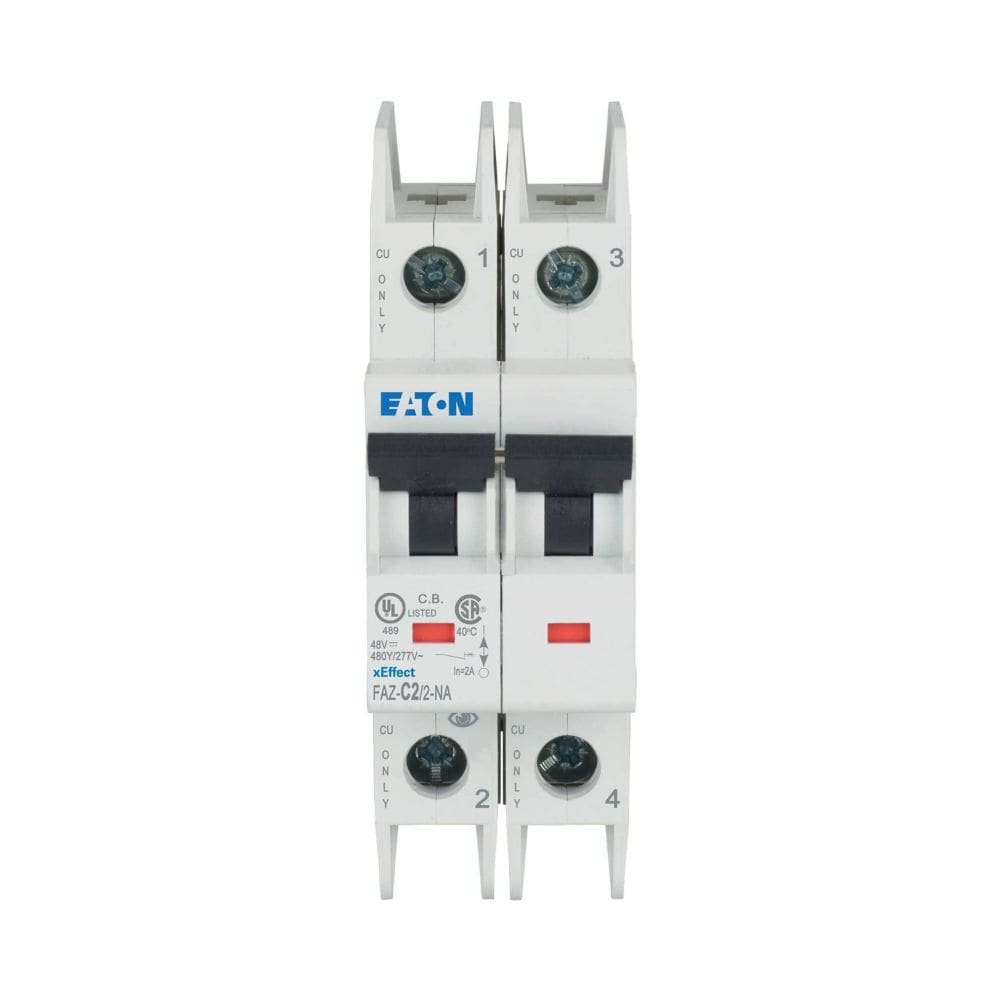 EATON EAO102160 FAZ-C2/2-NA INT.AUT. UL/CSA 2P 2A C 10KA