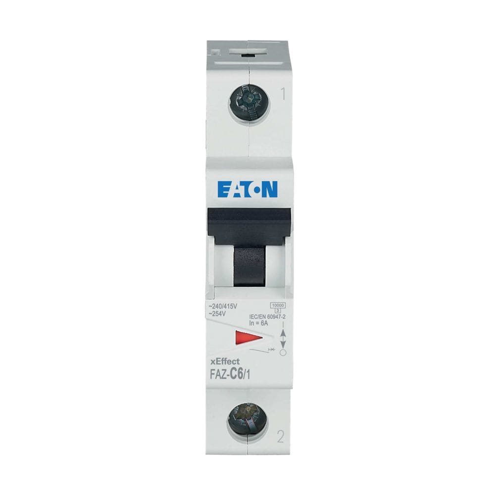 EATON EAO278555 FAZ-C6/1 INT. MT 10KA 1P C 6A