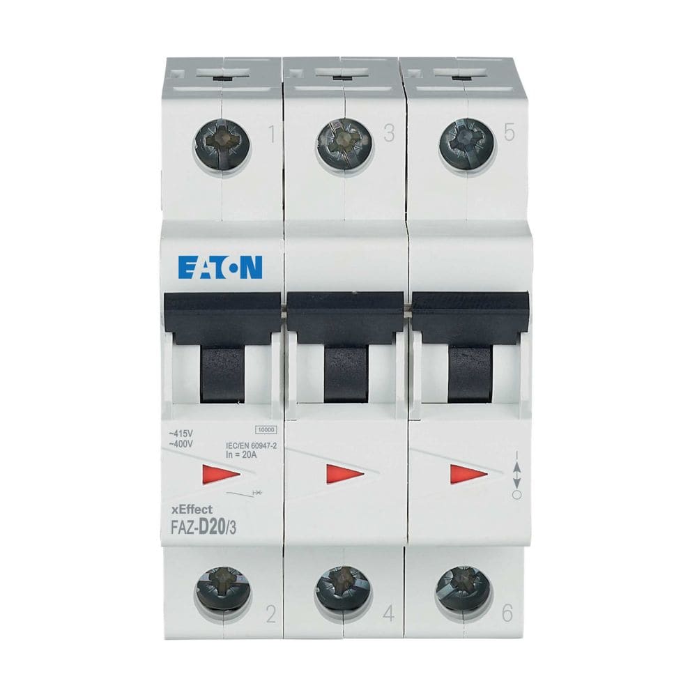 EATON EAO278897 FAZ-D20/3 INT. MT 10KA 3P D 20A