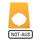 EATON - EAO216471 M22-XZK-D99 ETICH. ARRESTO EM. 33X50MM,