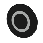 EATON - EAO218154 M22-XD-S-X0 CALOTTA PULS PIATTO NERO O