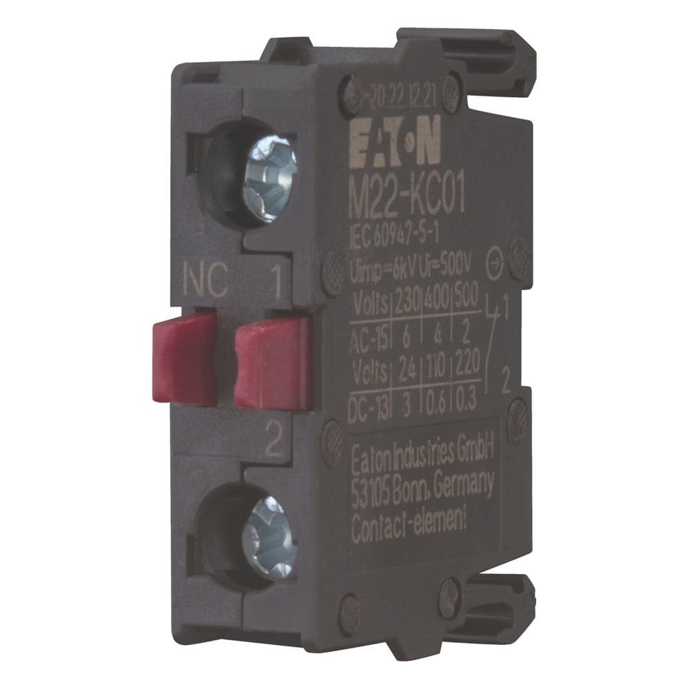 EATON EAO216382 M22-KC01 CONTATTO NC VITE PER CUSTODIA