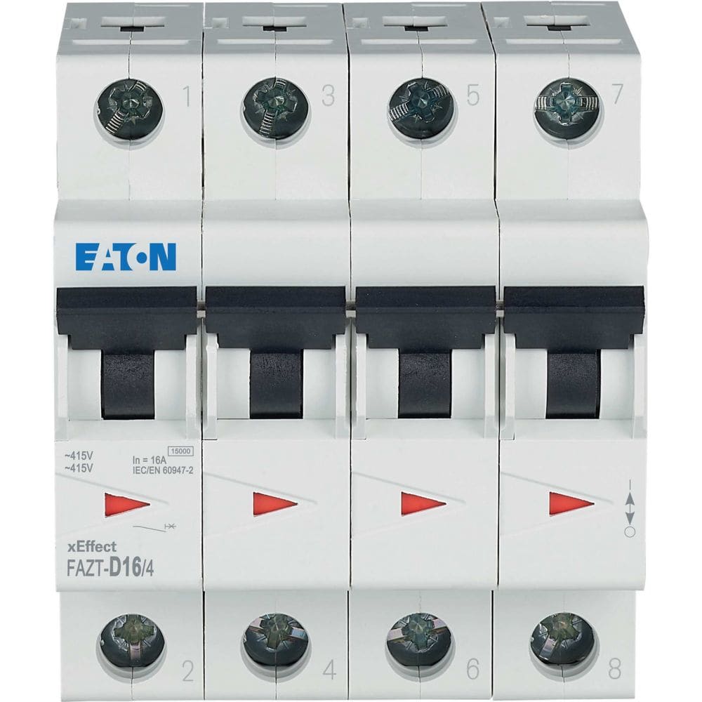 EATON EAO240993 FAZT-D16/4 INT. MT 10KA 4P D 16A
