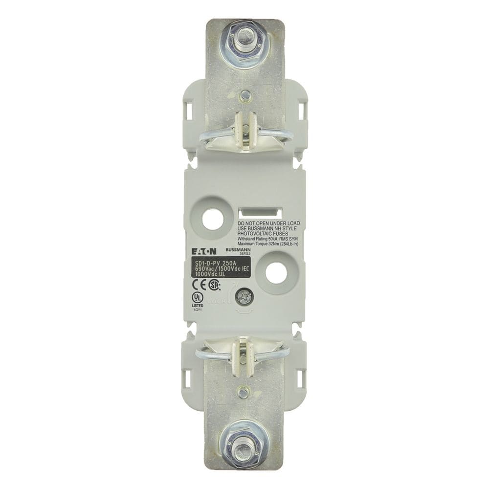 EATON EAOSD1-D-PV SD1-D-PV NH1 SINGLE POLE SILVER 1/4 SCRE