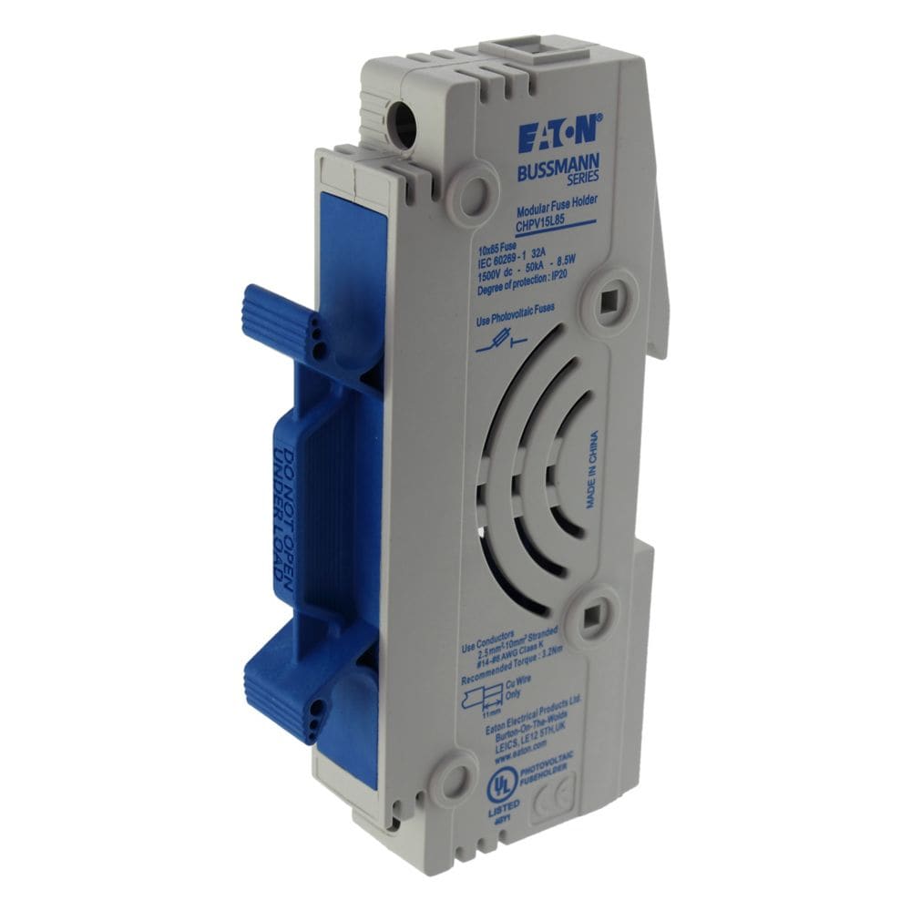 EATON EAOCHPV15L85 CHPV15L85 1500 VDC 10X85 MM PV FUSE HOLD