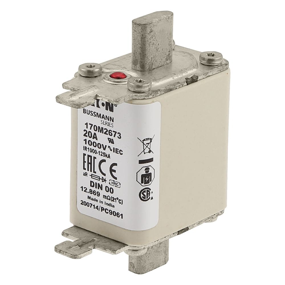 EATON EAO170M2673 170M2673 FUSE 20A 1000V DIN 00 AR