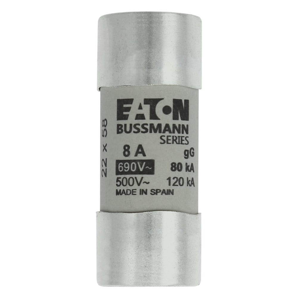 EATON EAOC22G8 C22G8 22X58, GG, 8A, 690VAC