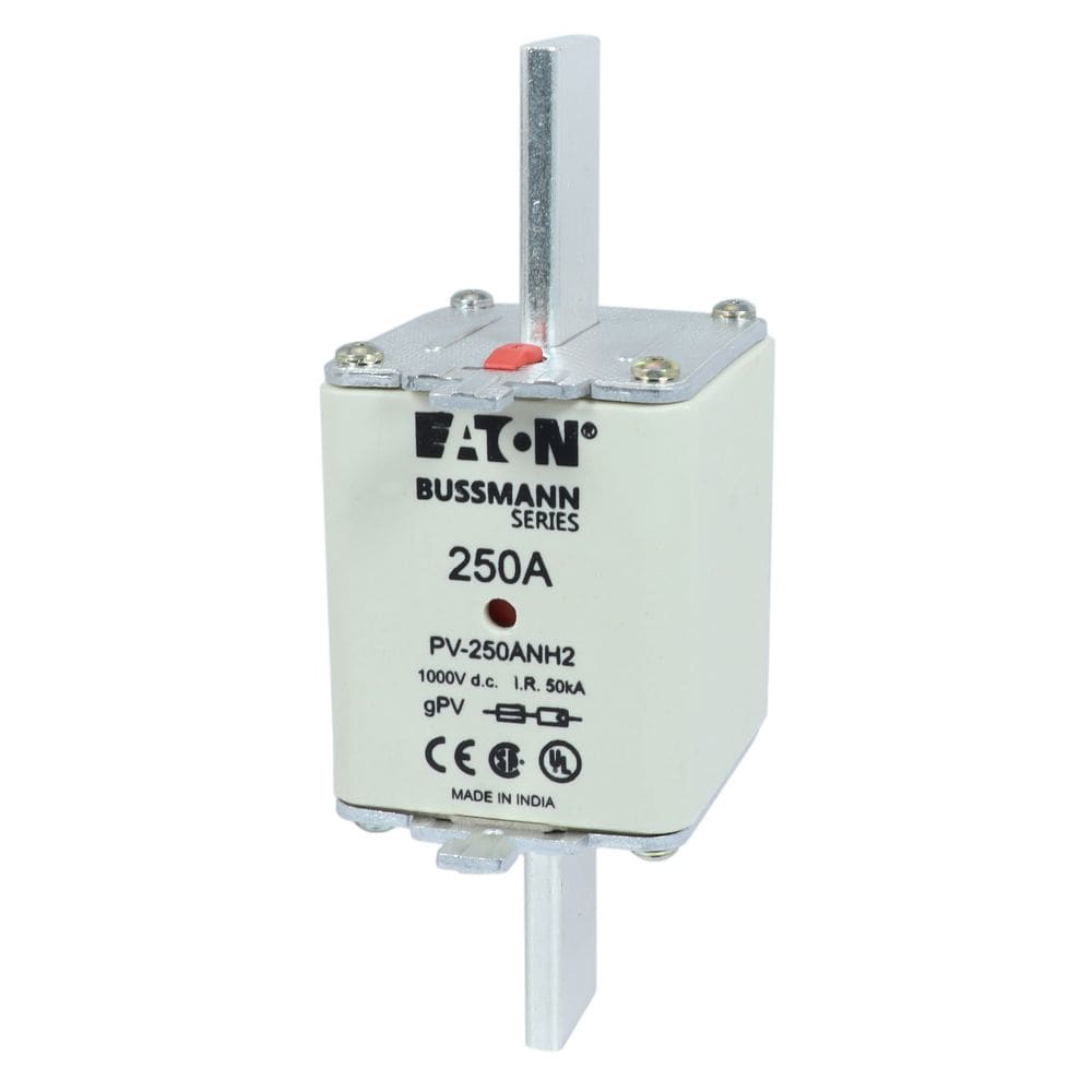 EATON EAOPV-250ANH2 FUSE 250A 1000V DC PV SIZE 2 DUAL IND