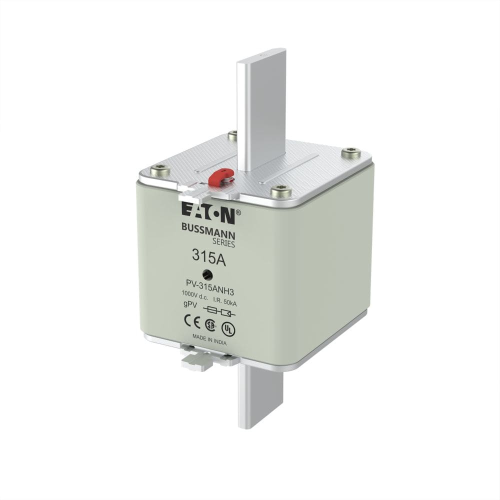 EATON EAOPV-315ANH3 FUSE 315A 1000V DC PV SIZE 3 DUAL IND