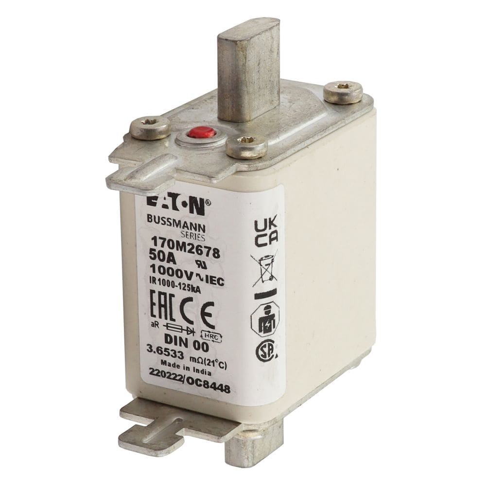 EATON EAO170M2678 170M2678 FUSE 50A 1000V DIN 00 AR