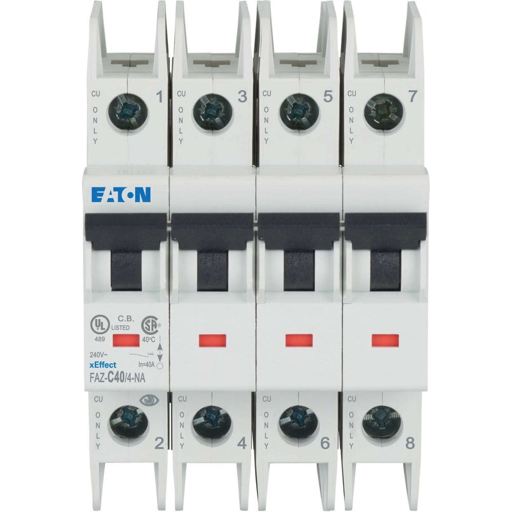 EATON EAO190823 FAZ-C40/4-NA INT.AUT. UL/CSA 4P 40A C 15