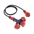 ROSI MATERIALE ELETT RCO1001566 MOLT. 3 VIE CEE IP67 + CAVO 4P 32A 380V