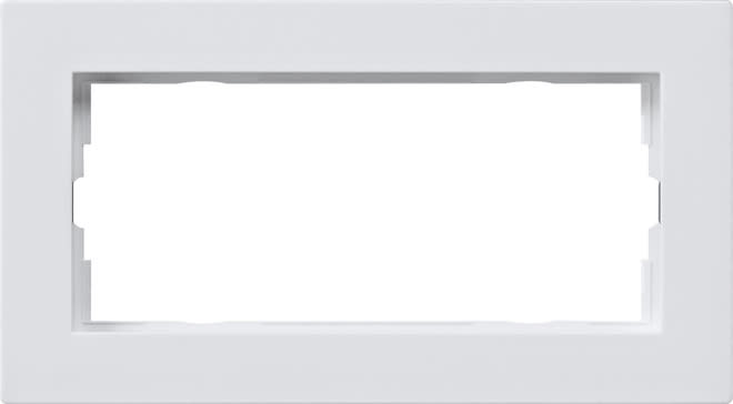 GIRA - GIR1002225 Abdeckrahmen 2f o.M. flach Gira E2 Reinw