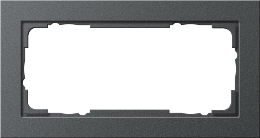 GIRA - GGI100223 Abdeckrahmen 2f o.M. Gira E2 Anthrazit