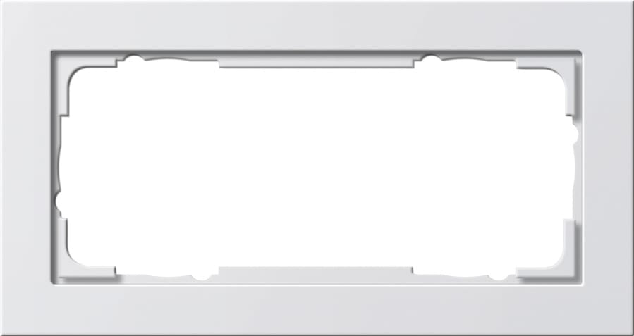 GIRA - GGI100229 Abdeckrahmen 2f o.M. Gira E2 Reinweiss