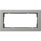 GIRA GGI100233 Abdeckrahmen 2f o.M. Gira E2 Edelstahl