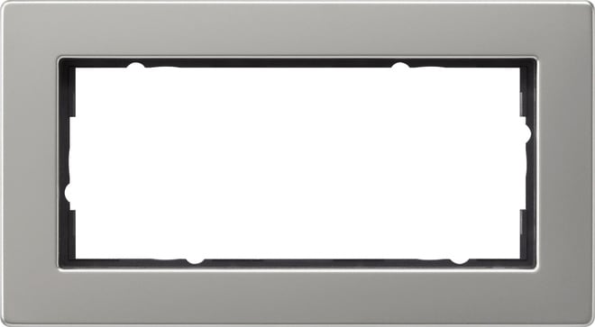 GIRA - GIR1002335 Abdeckrahmen 2f o.M. flach Gira E2 Edels