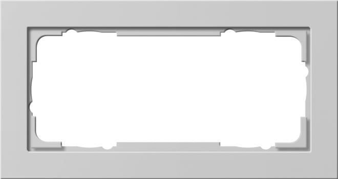 GIRA - GIR100237 Abdeckrahmen 2f o.M. Gira E2 Grau m