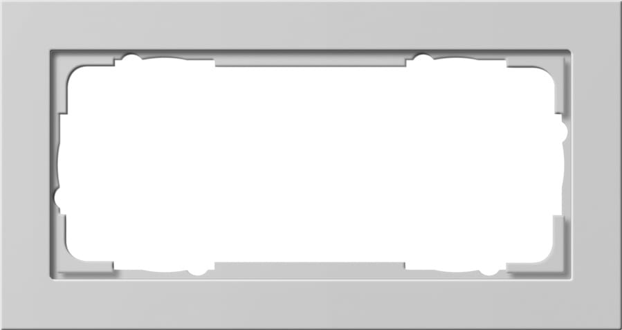 GIRA - GGI100237 PLACCA 2-M S/COC GIRA E2 GRIGIO O