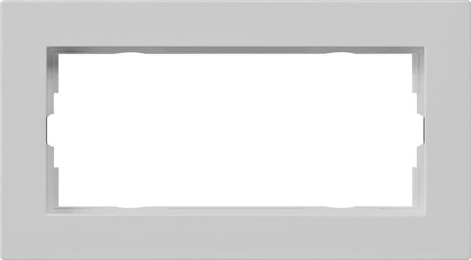 GIRA - GIR1002375 Abdeckrahmen 2f o.M. flach Gira E2 Grau