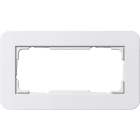 GIRA GGI1002410 Abdeckrahmen 2f o.M. Gira E3 Reinweiss/R