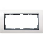 GIRA - GIR100271 Abdeckrahmen 2f o.M. Zwischenr. F Alu Gi