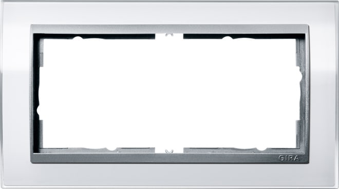 GIRA - GIR1002726 Abdeckrahmen 2f o.M. Zwischenr. F Alu Gi