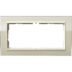 GIRA - GIR1002771 MC 2X SENZA COC PER BIANCO CREMA GIRA EV