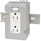 ROCKWELL AUTOMATION - RCK1492-REC15G IEC GFCI RCPT, 15A, DIN RAIL MTG
