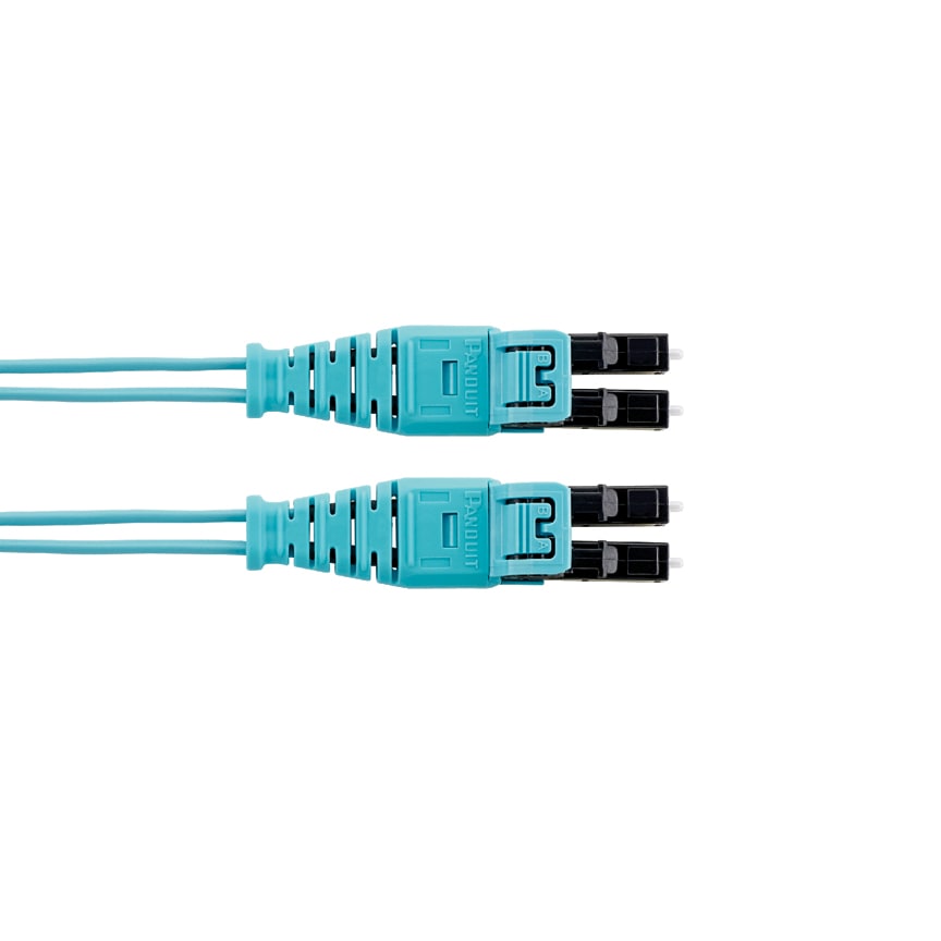 PANDUIT PANFX2ERQ1Q1SNM005 THE DUPLEX FIBER PATCH CORD IS OM3 WITH