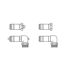 VAILLANT - VLT0010033809 SET CONN. IDR. VFK NEL TETTO IN FACC.