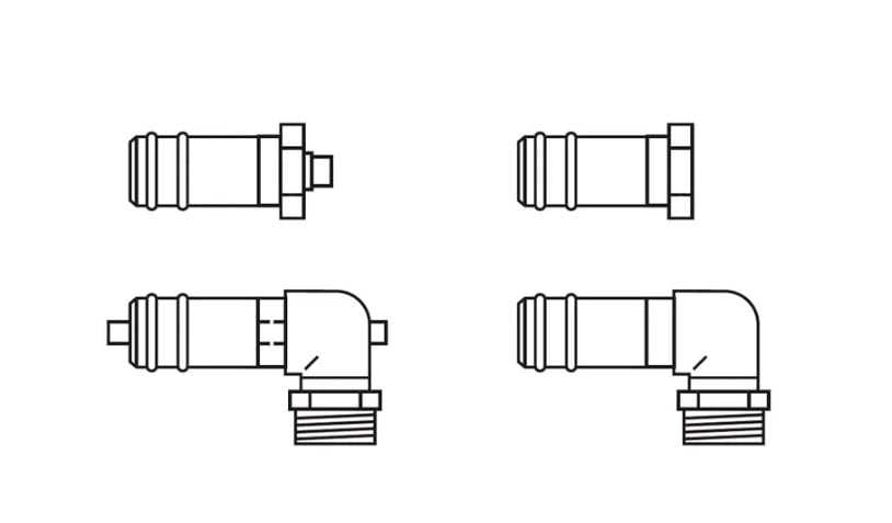 VAILLANT VLT0010033809 SET CONN. IDR. VFK NEL TETTO IN FACC.