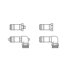 VAILLANT VLT0010033809 SET CONN. IDR. VFK NEL TETTO IN FACC.