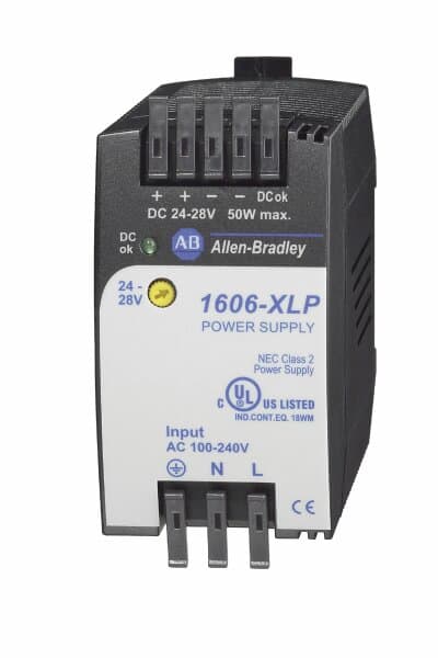 ROCKWELL AUTOMATION RCK1606-XLP50E XLP POWER SUPPLY 50W 24VDC 2A